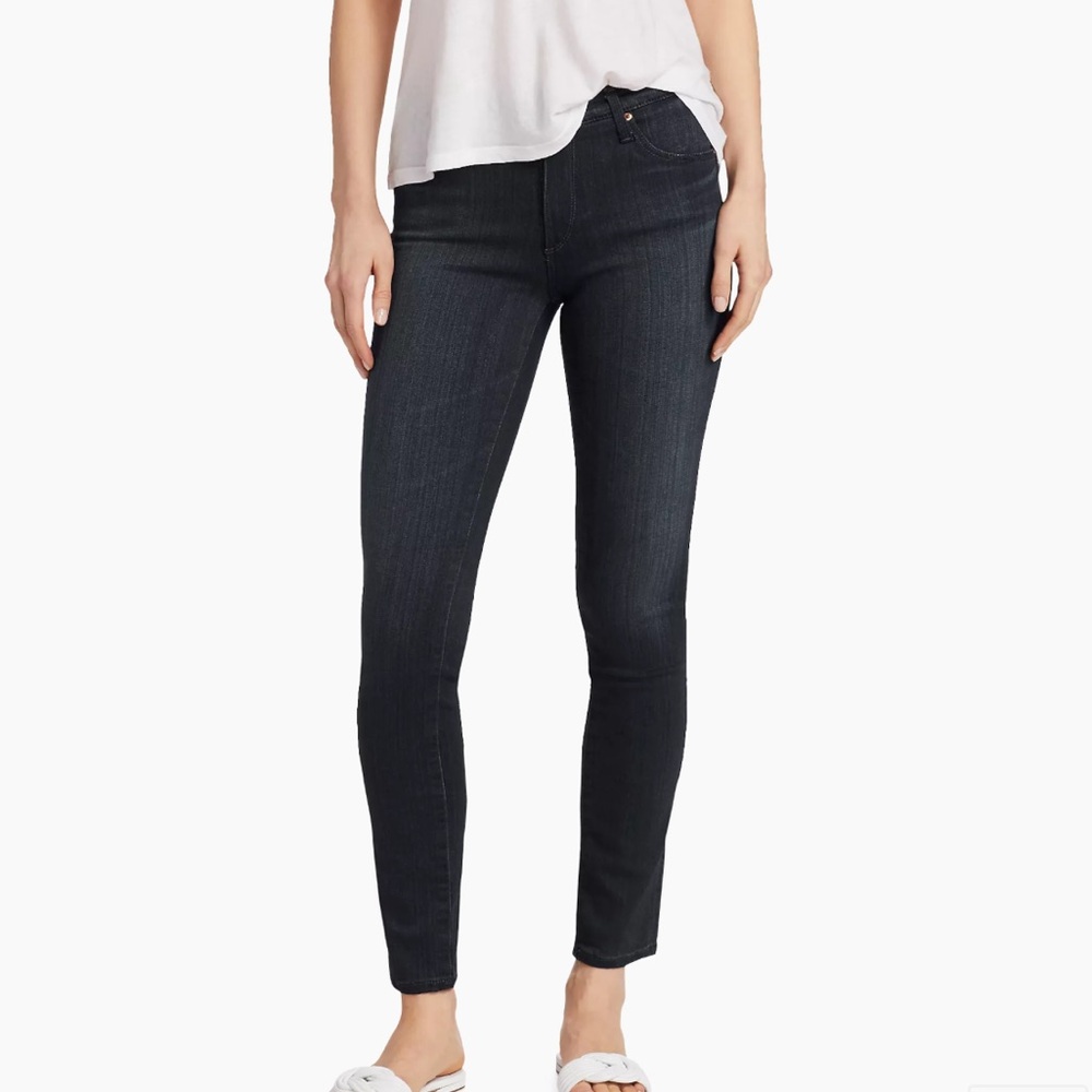AG Adriano Goldschmied Women's Black Ankle Jeans